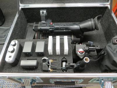 Video Camera with Accessories Case
